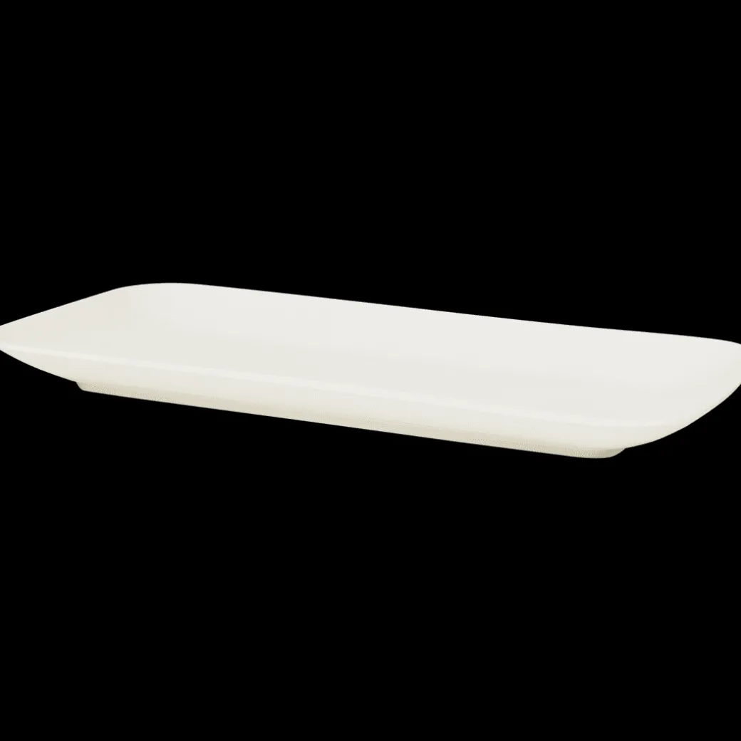Assiette rectangulaire Blanc | Action FR