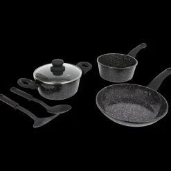 Batterie de cuisine avec ustensiles Ceramic Marble | Action FR