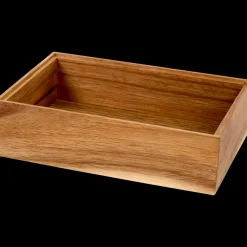Boîte de rangement en acacia | Action FR