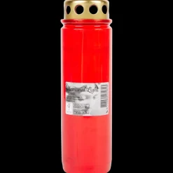 Bougie funéraire rouge | Action FR