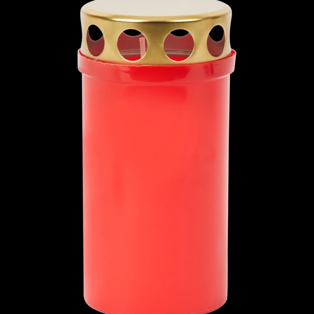 Bougie funéraire rouge | Action FR