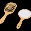 Brosse en bambou et miroir | Action FR