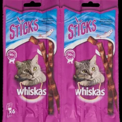 Bâtonnets à mâcher pour chat Whiskas Saumon | Action FR