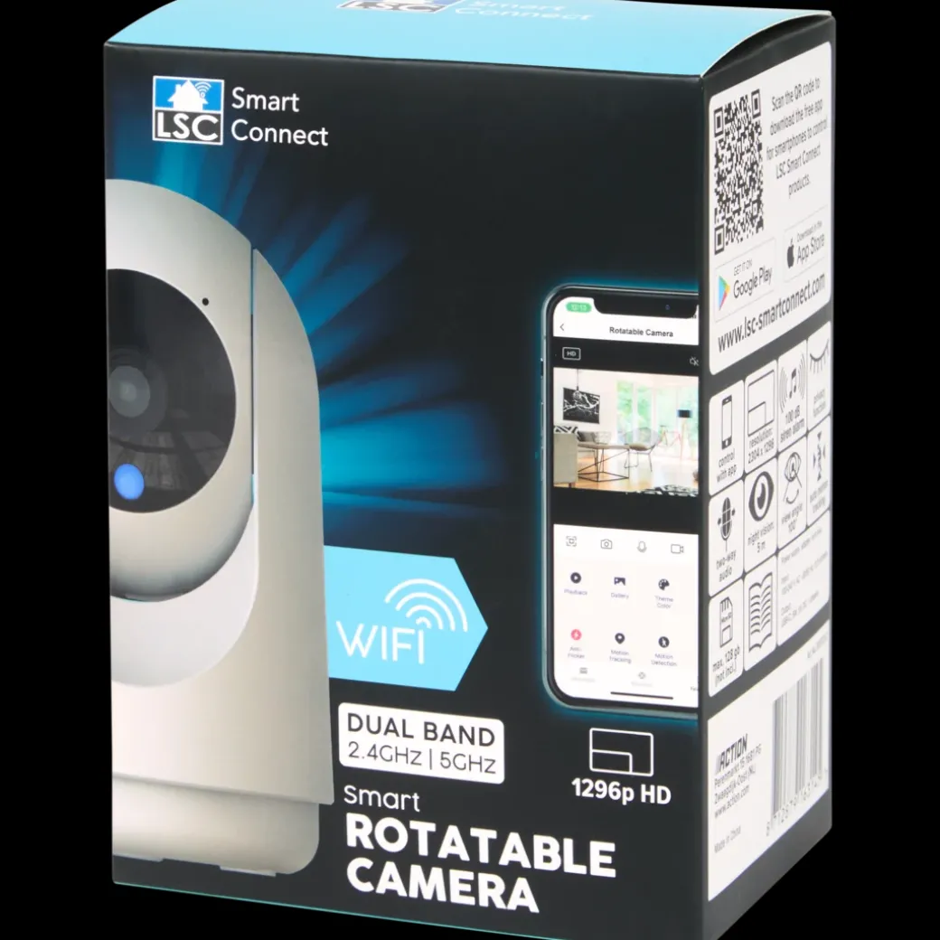 Caméra de surveillance pivotante LSC Smart Connect | Action FR
