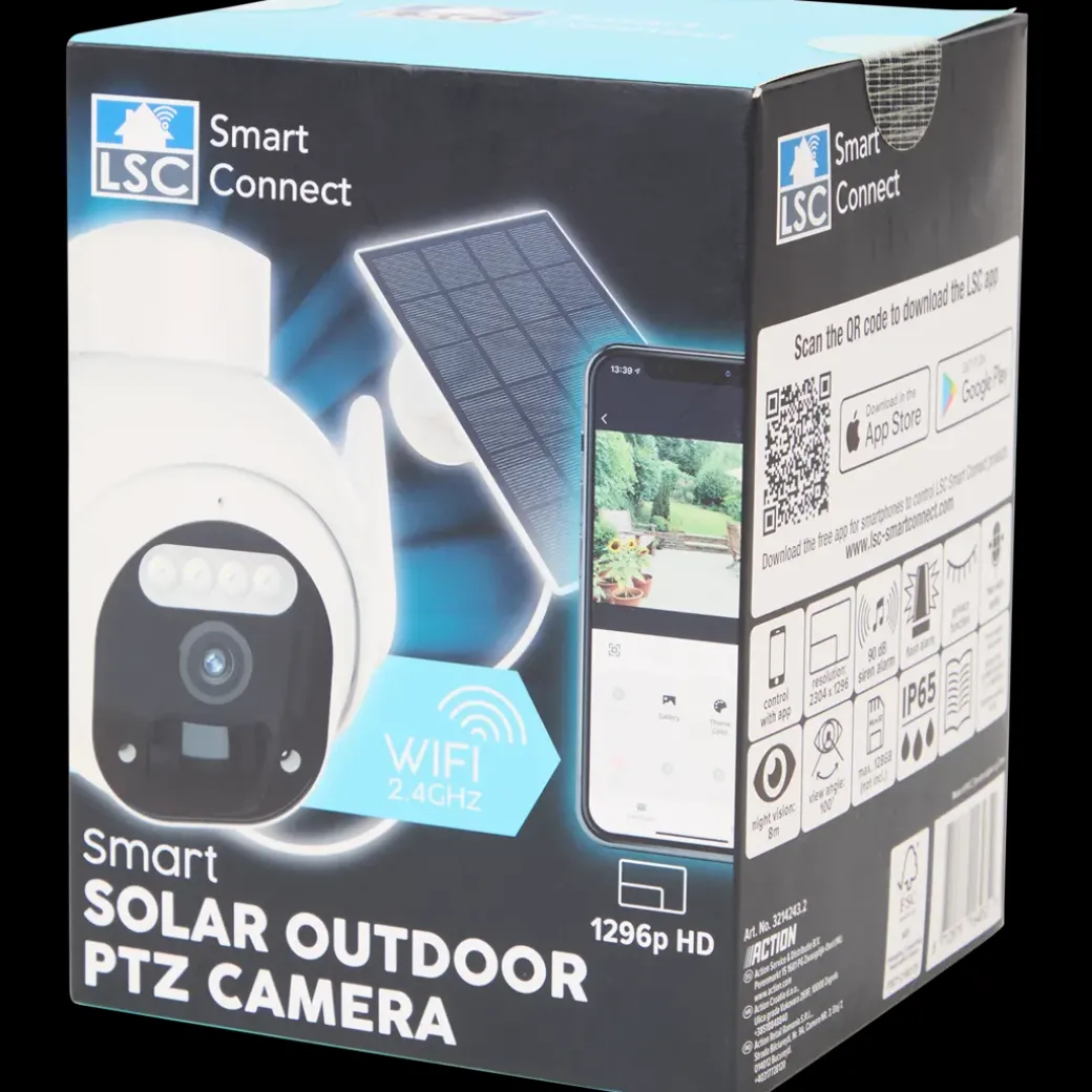 Caméra PTZ à énergie solaire LSC Smart Connect | Action FR