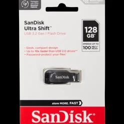 Clé USB SanDisk Ultra Shift 128 gigabits | Action FR