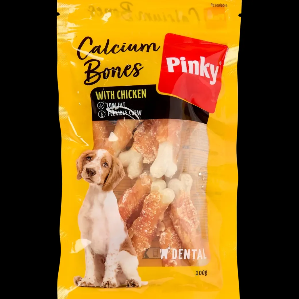 Friandises pour chien Pinky Calcium Bones | Action FR