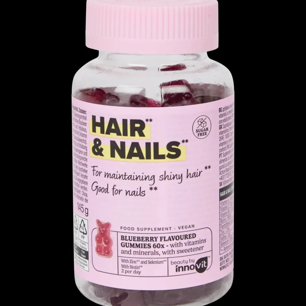 Gummies cheveux et ongles Innovit Myrtille | Action FR