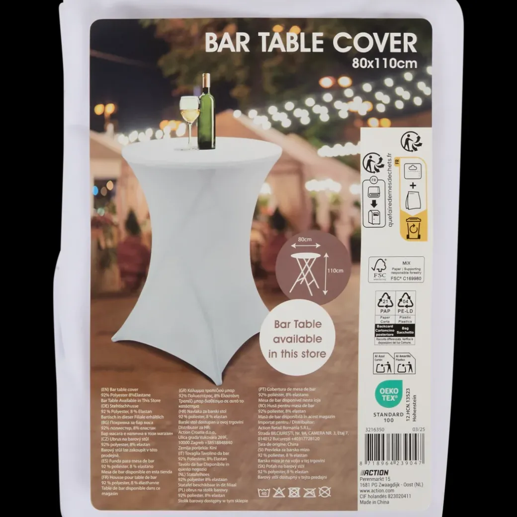 Housse pour table haute | Action FR