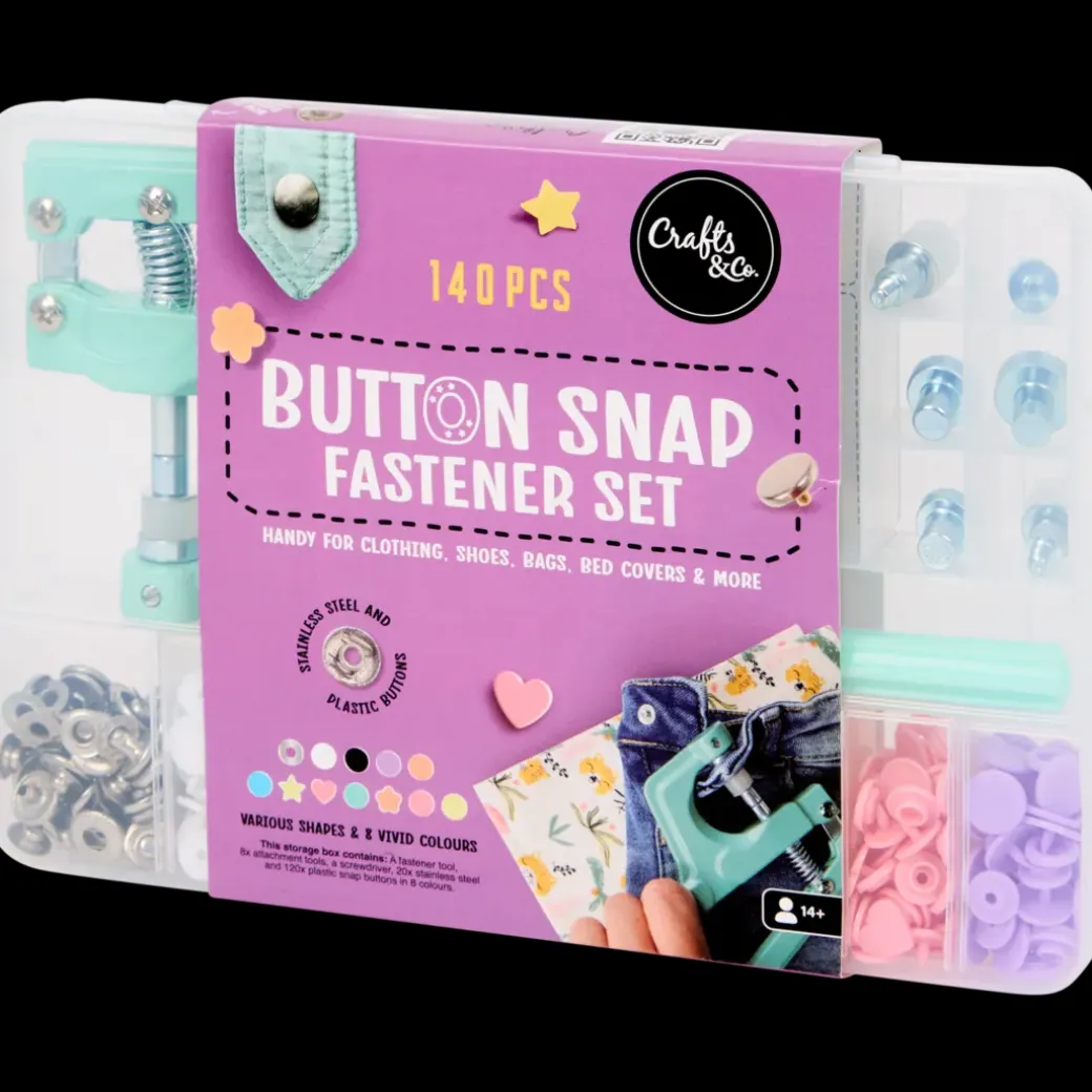 Kit boutons-pression Crafts & Co | Action FR