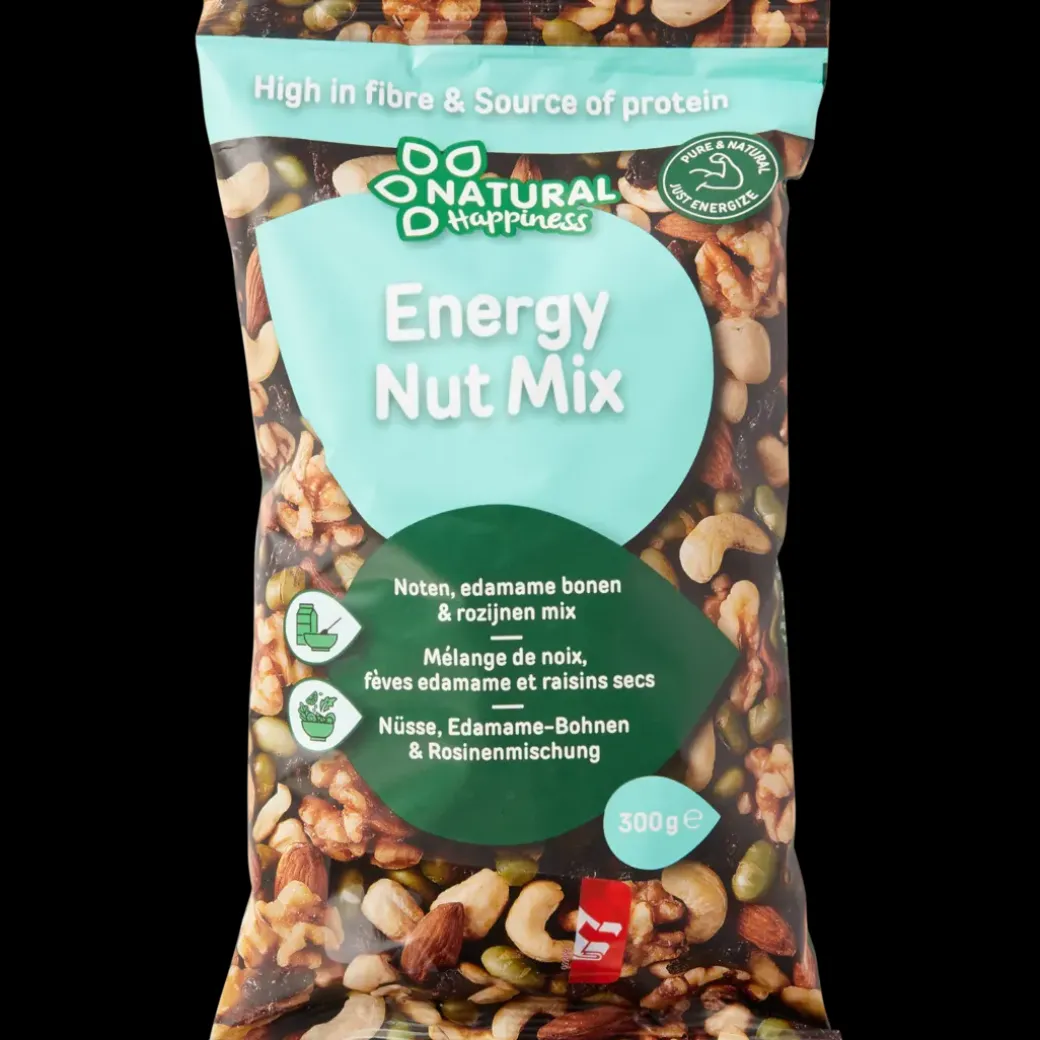 Mélange de noix, edamame et raisins secs Natural Happiness | Action FR
