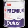 Peinture acrylique Dulux Satin White Blanc 0.75 litre | Action FR
