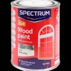 Peinture laque satinée pour bois 2-en-1 Spectrum RAL 9010 Blanc 750 ml | Action FR