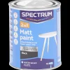 Peinture mate 2-en-1 Spectrum Noir Noir 750 ml | Action FR