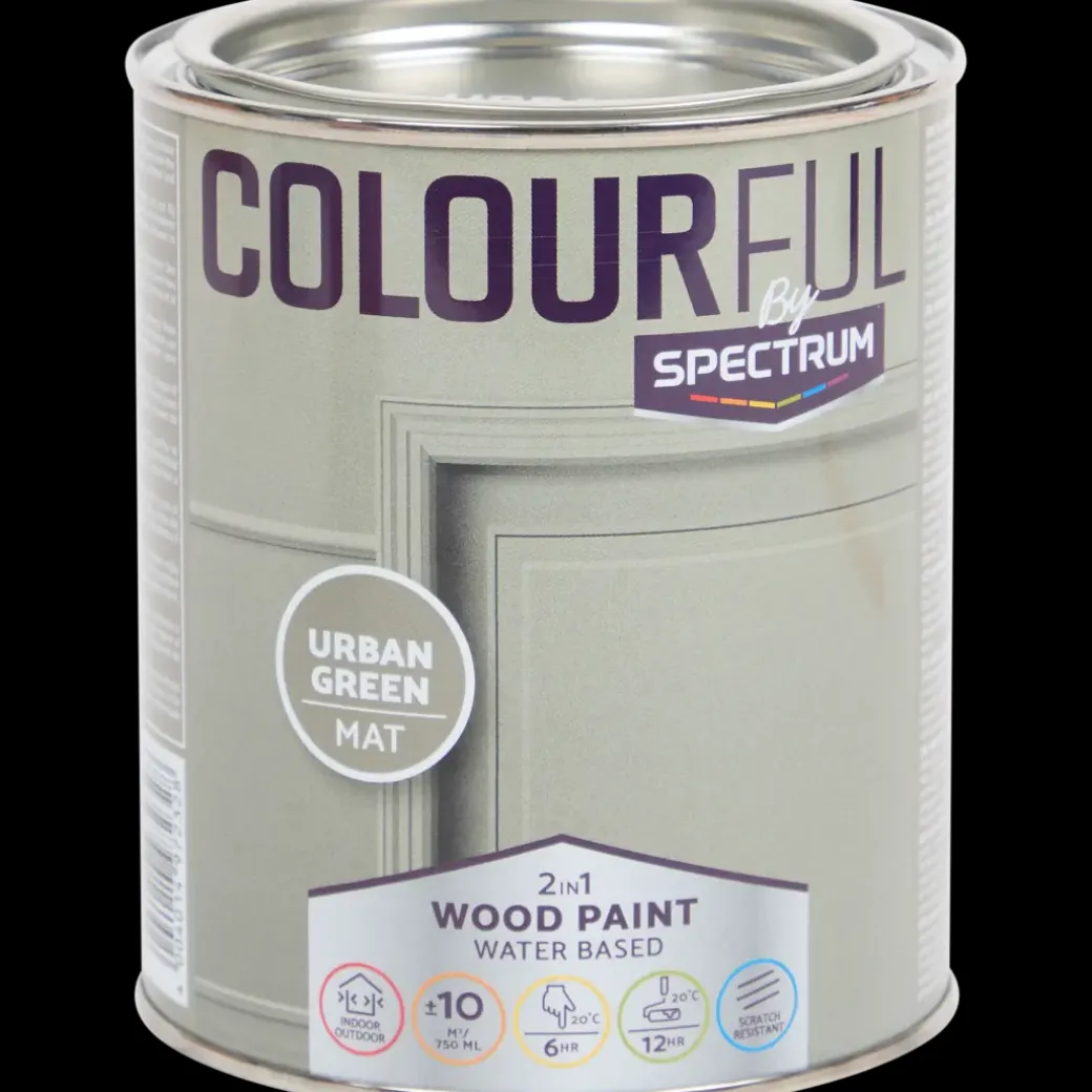 Peinture pour meubles 2-en-1 Spectrum Colourful Urban Green Vert | Action FR