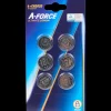 Piles boutons A-Force CR2032 6 Pièces | Action FR