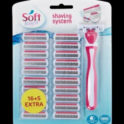 Rasoir avec recharges Soft Touch | Action FR